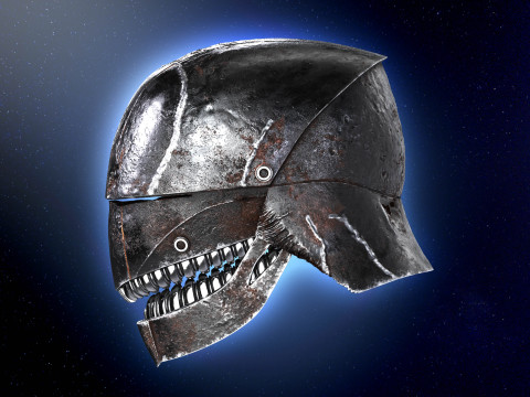 Sith The Acolyte Star Wars helmet 3d print model stl Model do druku 3D