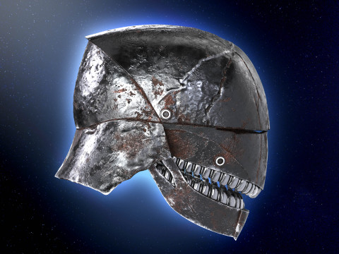 Sith The Acolyte Star Wars helmet 3d print model stl Model do druku 3D