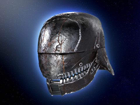 Sith The Acolyte Star Wars helmet 3d print model stl Model do druku 3D