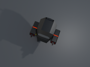 Low Poly Coloured Mecha 3D Модель