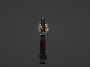 Unusual souvenir revolver 3D Model