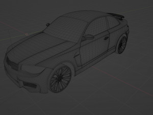 Airbrushed sports car 3D Model