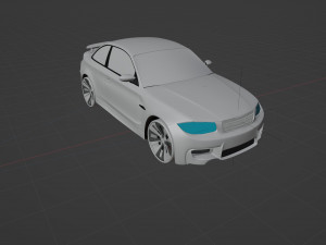 Airbrushed sports car 3D Model