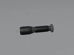 Small hand torch 3D Model