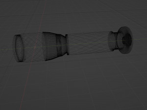 Small hand torch 3D Модель