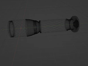 Small hand torch 3D Model