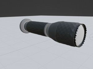 Small hand torch 3D Модель