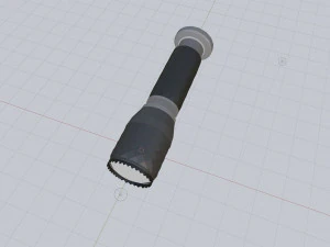 Small hand torch 3D Model