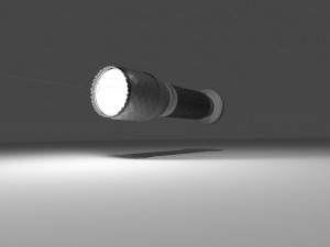 Small hand torch 3D Модель
