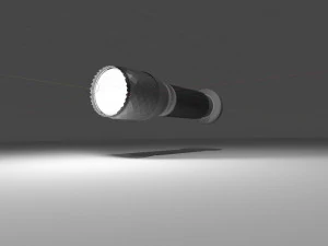 Small hand torch 3D Model