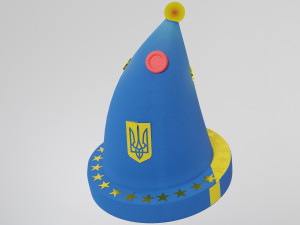 Party Hat Independence 3D Model