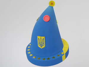 Ind&eacute;pendance du chapeau de f&ecirc;te Modèle 3D