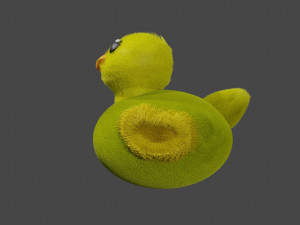 Little fluffy duck Modelo 3D