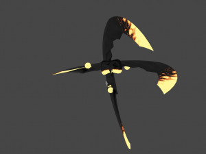 Futuristic spaceship Modèle 3D