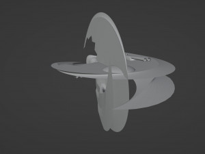 Futuristic spaceship Modèle 3D