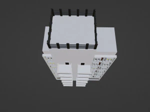 Monolithic multi-storey building 3D Model