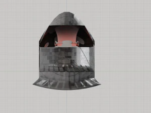 Flying transport of the future 3D Model