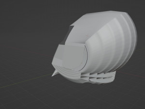 Flying transport of the future Modello 3D