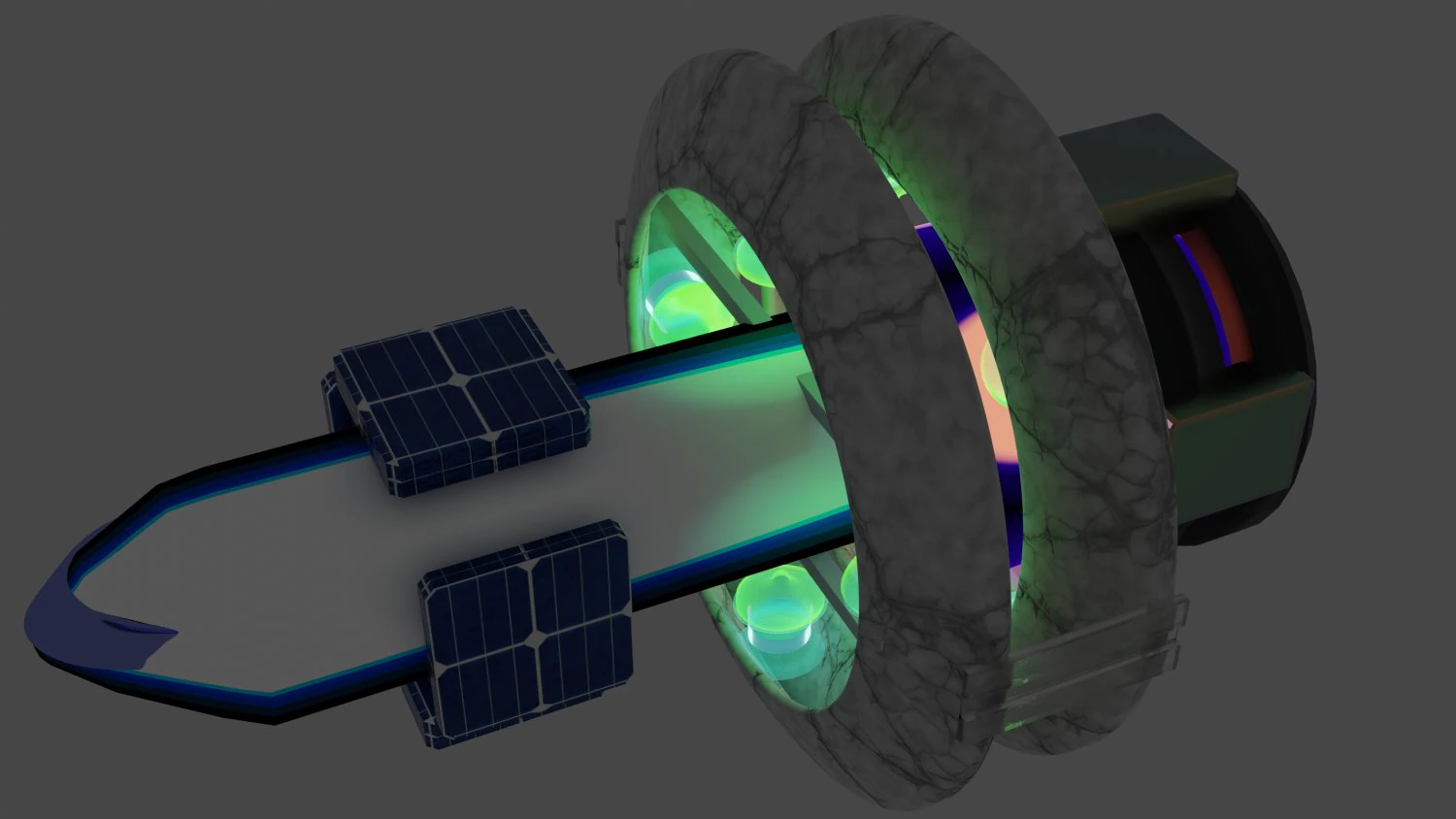 The concept of the spaceship of the future 3D Model .c4d .max .obj .3ds .fbx .stl .blend 