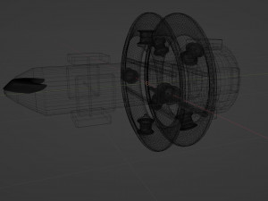 The concept of the spaceship of the future 3Dモデル