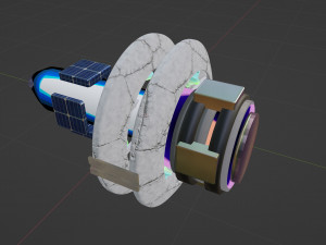 The concept of the spaceship of the future 3Dモデル