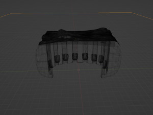 Space bus stop 3D Model
