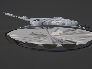 Gray toy tank Modelo 3D