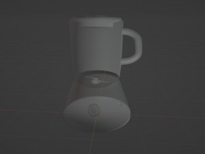 White kitchen blender 3Dモデル