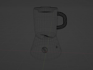 White kitchen blender 3Dモデル