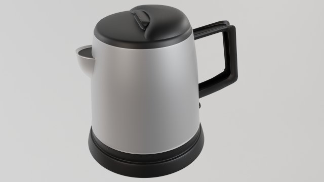 Ordinary electric kettle Modèle 3D .c4d .max .obj .3ds .fbx .stl .blend 