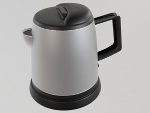 Ordinary electric kettle 3D Model
