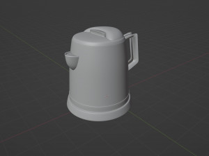 Ordinary electric kettle Modèle 3D