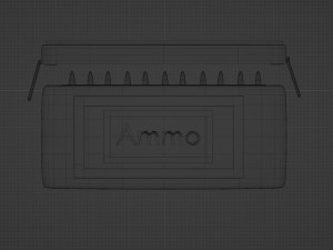 Military ammo box Model 3D