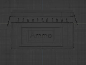 Military ammo box 3D Model