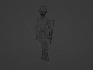 Unusual woman from the future Modelo 3D
