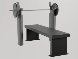 Panca per panca Modello 3D