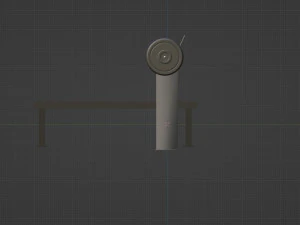 Bench for bench press 3D Model