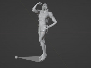 Strong girl Modelo 3D