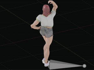 Strong girl Modelo 3D
