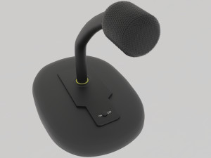 Computer microphone Model 3D