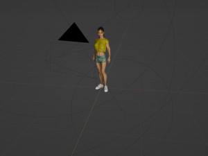Beautiful zombie girl Modelo 3D