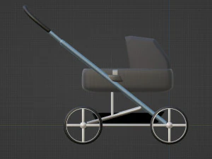 Baby carriage 3D Model