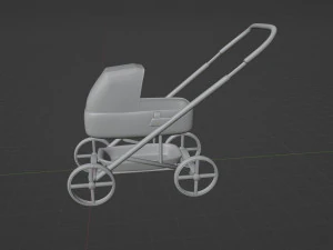 Baby carriage 3D Model