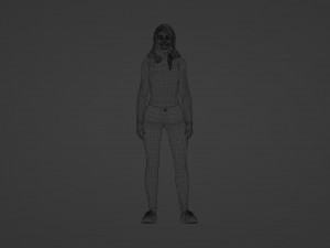 Cute girl 3Dモデル