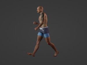 Bald fighter 3D 모델