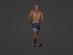 Bald fighter 3D 모델