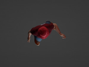 Young man in summer clothes 3D 模型