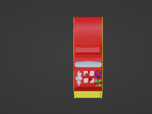 Christmas sleigh of Santa Claus 3D Model
