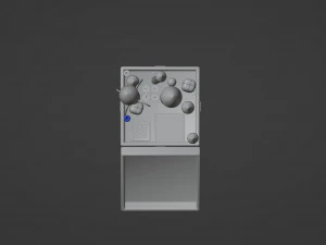 Box with holiday fireworks 3D Model