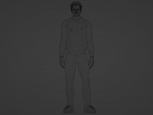 Handsome guy in a sweater 3Dモデル